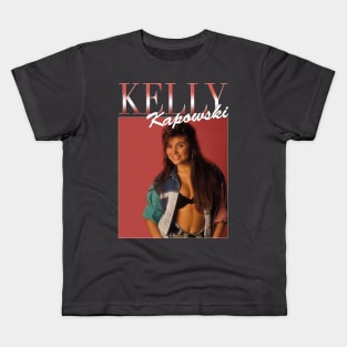 Kelly Kapowski - 90's Style (Red Variant) Kids T-Shirt